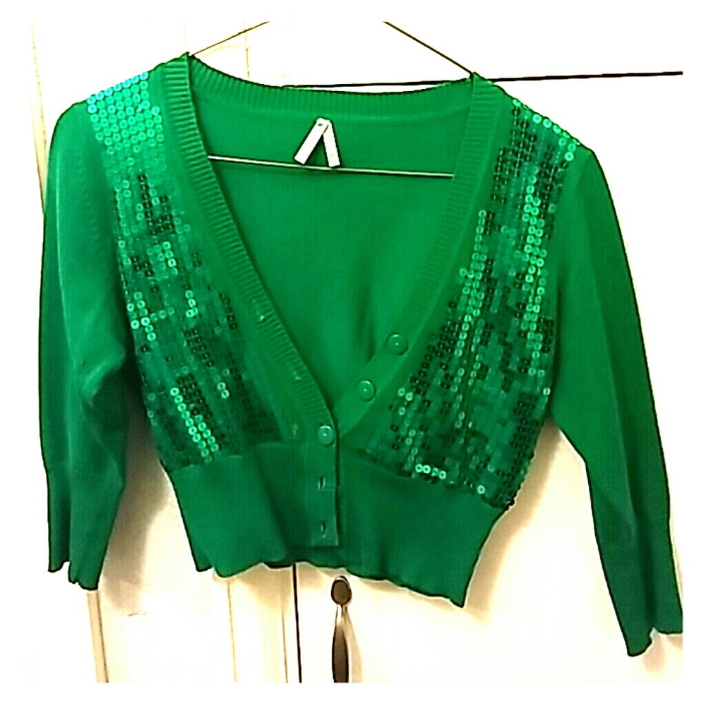 Cropped Cardigan Sweater